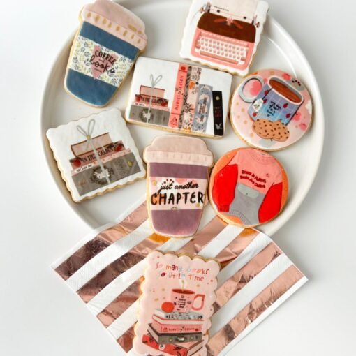 Book_printed sugar cookies