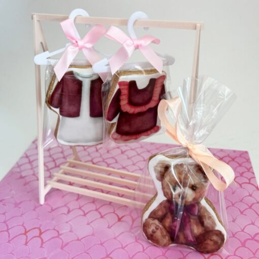 hanging rack printed sugar cookies