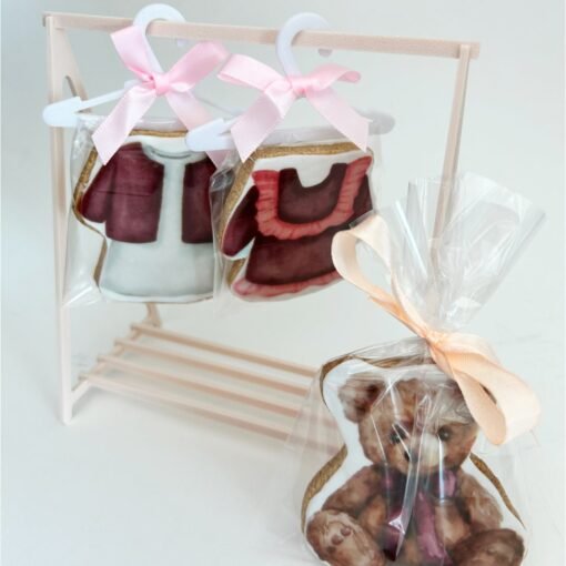 hanging rack printed sugar cookies