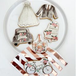 wedding printed sugar cookies