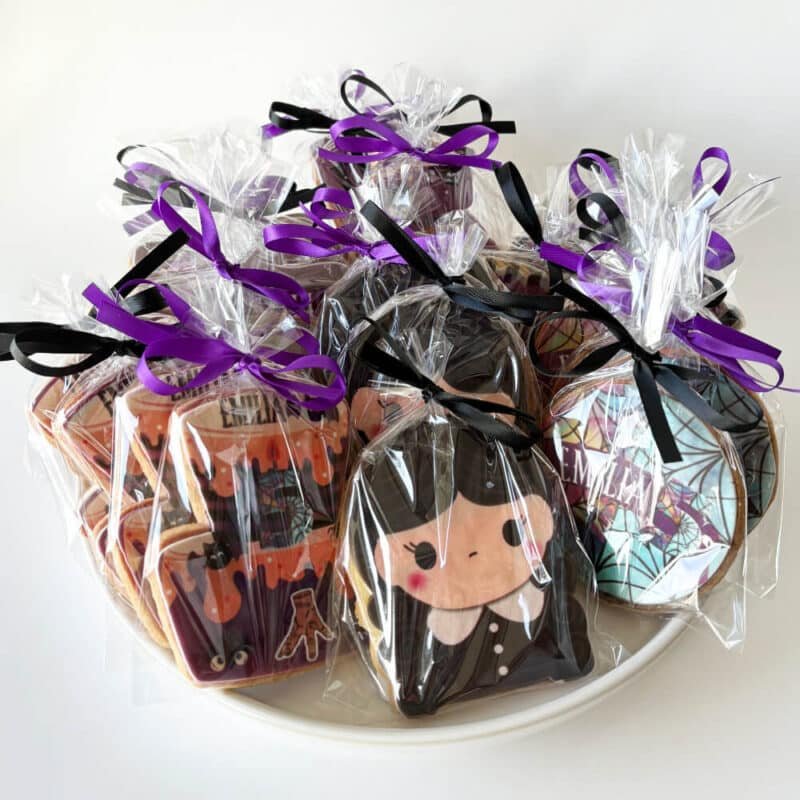 Wednesday | Pandabake Wednesday printed sugar cookies
